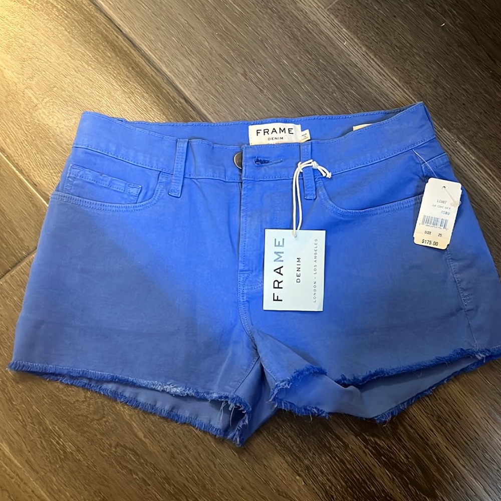 frame size 25 blue "le cutoff" shorts